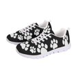 thumbnail image 6 of Chririnla Breathable Mesh Running Shoes for Jogging Sports, Lace up Casual Athletic Trainers, White Dog Paw Print, 6 of 11