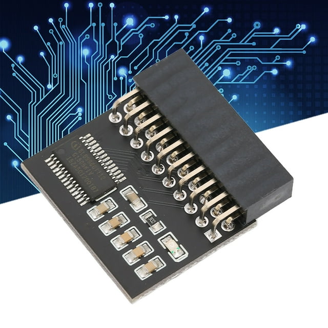 TPM SPI Module System, TPM 2.0 Encryption Security Module TPM2.0 Module TPM SPI 20Pin Module System Components For PC