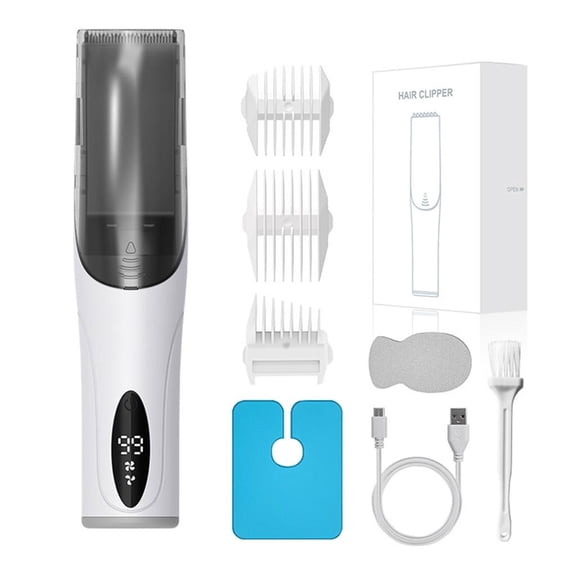Yammee Quiet Electric Hair Trimmer for Infants 3pcs Comb Attachments Cordless Design