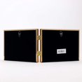 thumbnail image 3 of AmPm Antique Pewter 5x7 Hinged Double Picture Frame, Bead Border Design, 3 of 4