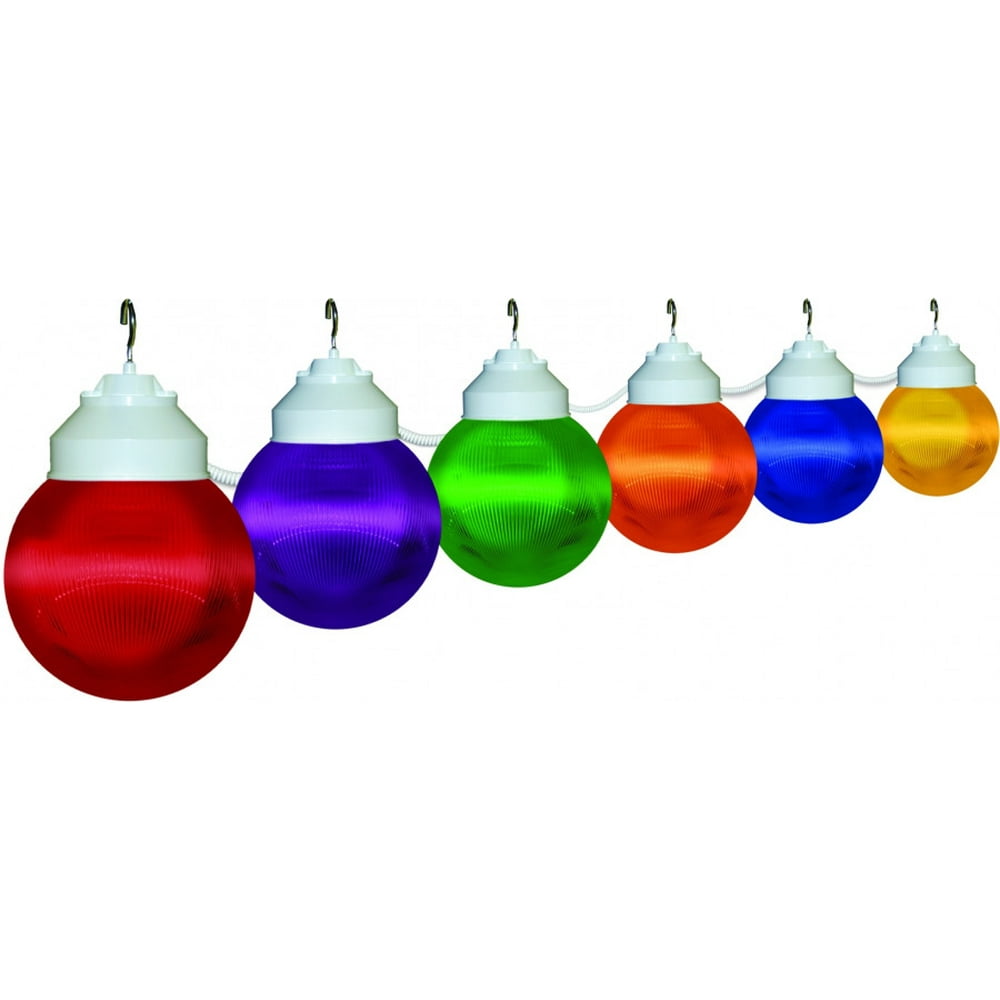 8 Globe Style String Lights for Outdoor Lighting Patio Garden Courtyard