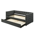 thumbnail image 2 of "ACME Romona Full Daybed & Twin Trundle , Gray Fabric 39455", 2 of 4