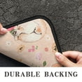 thumbnail image 6 of Corgi Dog and Flower Florals Door Rugs,Washable Non Slip Door Mats Indoor,Decorative Door Mats,Entry Mat Indoor for Entrance,Bedroom,Kitchen,Bathroom,30"x17", 6 of 6