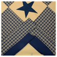 thumbnail image 4 of Better Trends Star Collection in Printed Americana Design 100% Cotton, Full/Double Bedspread Set, Blue Gold, 4 of 7