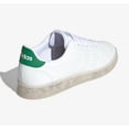 thumbnail image 3 of Adi-das Men's Advantage Eco Sneaker | White/White/Green | Size: 7 M US, 3 of 6
