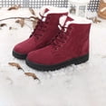 thumbnail image 2 of Botas de nieve Botas de tobillo impermeables Botines acogedores para mujer al aire libre para caminar senderismo, 2 of 9