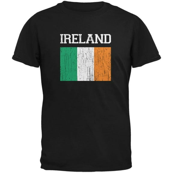 World Cup Distressed Flag Ireland Black Youth T-Shirt