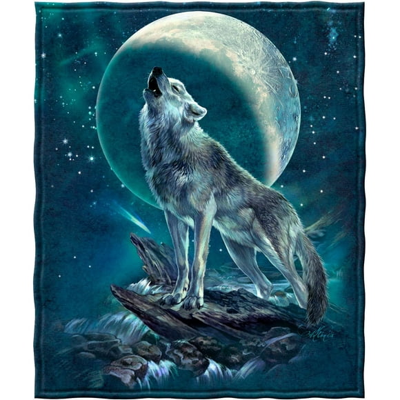 Wolf Print Blankets