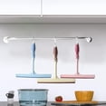 thumbnail image 3 of Pack de 3 Jaladores para Vidrios, Raspador Limpiacristales y Escobilla de Silicona, Herramienta de Limpieza Multiusos para Ventanas, Baño, Ducha, Azulejos y Espejos (Beige, Rosa, Azul), 3 of 4