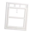 thumbnail image 4 of Puerta mosquitera para gatos para mascotas pequeñas y medianas. Fácil de instalar y quitar. para ventanas y porches. Apertura de solapa resistente y blanco, 4 of 8