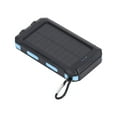 thumbnail image 1 of Solar Power Banks 20000mAh IP66 Waterproof Fast Charging 3 Lighting Modes Solar Phone Charger for Camping Cycling Traveling, 1 of 8