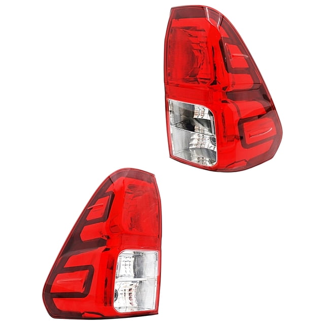 Par de Calaveras Hilux 2016 A 2020 Toyota TYC Con arnés