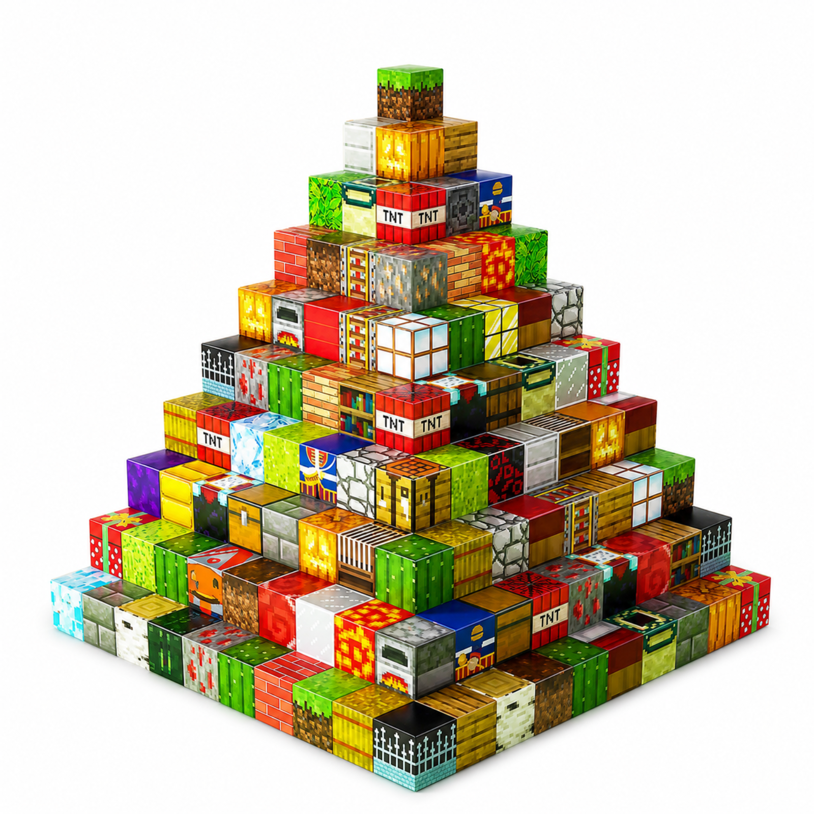 Magnetic Blocks Building Set 308 Piece STEM Educational Toys ABS Cubes Magnets Stacking Construction Birthday Gifts for Kids Ages 4-12