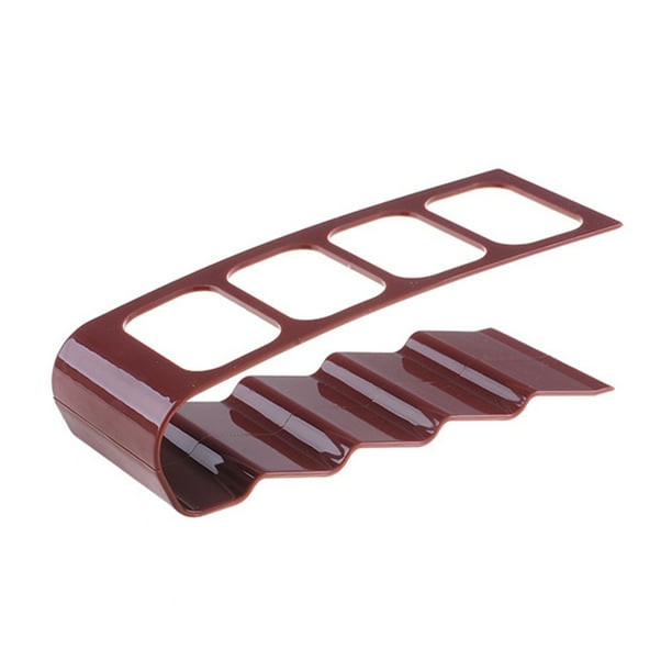 Seitruly Organizador de Control remoto de aire acondicionado de TV de 4 rejillas, soporte de contenedor, soporte de herramientas para sala de Videojuegos y accesorios Café