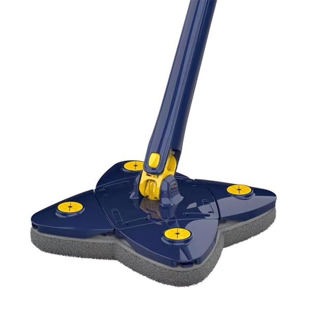 Trapeador de limpieza 360 giratorio Squeeze Floor Cloth para esquina de puerta automática (B)