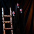 thumbnail image 5 of 3 piezas de luces LED de Halloween Accesorios de terror de esqueleto colgantes para fiesta Decoración de patio interior al aire libre, 5 of 5