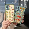 thumbnail image 6 of LYM-Phone Case For MOTO G Stylus 5G 2022, Soft case Waterproof Cute Cartoon Shockproof Card bag Silicone Card slot Full wrap Anti-knock Fashion Design Graffiti TPU Dirt-resistant Durable, 6 of 9