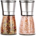 thumbnail image 1 of Salt And Pepper Grinder Set - 2 Stainless Steel Easy Fill Grinders With Adjustable, 1 of 1