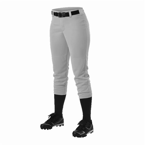 Alleson Athletic 605PBW Women's Fastpitch Pant - Gray