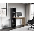 thumbnail image 2 of Escritorio Librero Aston Macadamia y Wengue Virtual Muebles, 2 of 8