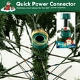 thumbnail image 6 of Costway 7 FT Pre-Lit Christmas Tree 3 Modes Hinged with Quick Power Connector & 500 Lights, 6 of 10
