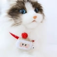 thumbnail image 4 of Happy Date Christmas Cat Collar Adjustable Bell Breakaway with Father Christmas Reindeer Xmas Tree Accessories, 4 of 8