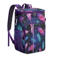 thumbnail image 1 of Colorful Abstract Cooler Backpack - 20L Insulated Leakproof Bag, Geometric Design for Beach, 1 of 5