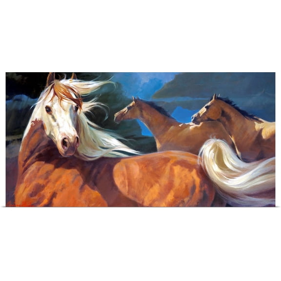 Great BIG Canvas | Rolled Carolyne Hawley Poster Print entitled Storm Chasers