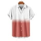 thumbnail image 4 of Blusa y camisa de manga corta con cuello vuelto para hombre, blusa informal de moda con cuello vuelto, blusa estampada de manga corta con botones, blusa de poliéster para hombre, 4 of 6