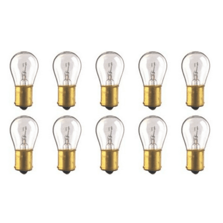 Box of 10 3 W, 5 V BA15s Base S-8 Shape 1651 Light Bulbs