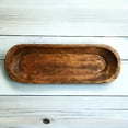 thumbnail image 3 of 38"-40" Long Extra Large Wood Dough Bowl- Extra Long Wood Decorative Bowl- The Big Bend Large Dough Bowl, 3 of 12