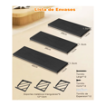 thumbnail image 3 of Repisas Flotantes Madera Modernas Estantes Baño Topon 3pcs Malubero Negro, 3 of 5