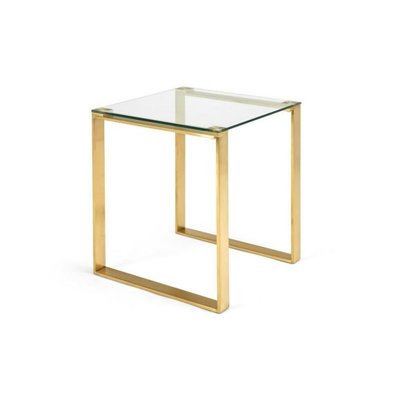 Home Gear End table Gold Base
