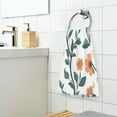 thumbnail image 3 of Yayeee 100% Cotton Hand Towels for Bathroom 16" x 28" Soft Absorbent Kitchen Towel, Flowers Pattern, 3 of 7