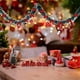 thumbnail image 4 of Colgante para árbol de Navidad con cinta floral de 2 metros de largo y pompones, ideal para decorar árboles de Navidad y ventanas., 4 of 6