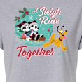 thumbnail image 3 of Disney - Sleigh Ride Together - Juniors Cropped Cotton Blend T-Shirt, 3 of 5
