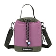 thumbnail image 1 of Bolsa isotérmica para transportar bebidas y botellas de agua, con bolsillo para el teléfono. Verde violeta, 1 of 7