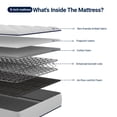 thumbnail image 2 of Avenco Pearl 6" Twin Size Medium Adult Supportive Innerspring Mattress, 2 of 9
