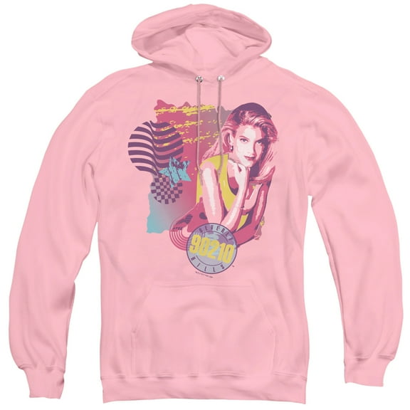 90210 Donna Adult Pullover Hoodie Sweatshirt Pink