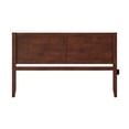 thumbnail image 5 of AFI Canyon Walnut Wood Rustic Farmhouse Headboard, King, 5 of 7