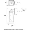 thumbnail image 3 of Maxim Lighting - One Light Outdoor Wall Lantern - Outdoor Wall Mount -, 3 of 5