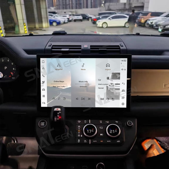 13.3 inch Carplay Screen/Radio/Multimedia Player for Land Rover Defender 2020 2011 2012 2013 2024 models Universal Car Navigation/GPS Upgrade HeadUnit Android Display HD Touch Screen Replace System