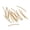 KC Gold, variant on K-KED 500 Pcs 30MM Copper Bent Tube Hollow Diy Necklace Bracelet Handmade Accessories-Silver-2x30mm(500pcs)85g