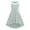 Mint Green, variant on uikmnh Girls Sleeveless Satin Party Gown Mesh Bow Belt Formal Dress Size:7-8 Years