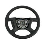 Steering Wheel - Compatible with 2008 - 2023 Chevy Express 2500 2009 2010 2011 2012 2013 2014 2015 2016 2017 2018 2019 2020 2021 2022