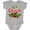AC-Heather Grey, variant on Inktastic Merry Christmas Boys or Girls Baby Bodysuit