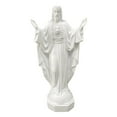thumbnail image 3 of Jésus statue sculpture, figurine de Jésus en Résine de Collection, figure Religieuse Blanche, 3 of 9