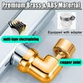 thumbnail image 4 of Faucet Extender Adapter, Electroplated Silver Easy Installation Waterfall Faucet Extender  for Bathroom, 4 of 8