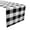 Black and White, variant on Poplin Table Runner Buffalo Gingham Checkered Sage and White
