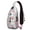 Pink-29, variant on Artistic Pig Print Sling Backpack Lightweight Crossbody Daypack with Cute Farm Animal Cartoon Pattern Watercolor Floral Abstract Design Funny and Aesthetic Anti-theft Travel Bag for Outdoor Gym Daily